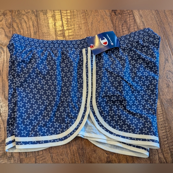 NWT stars Champion Women's Print lined Shorts Size L - Picture 5 of 15